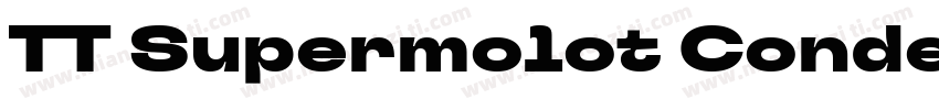 TT Supermolot Condensed Black字体转换